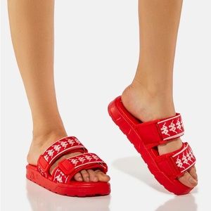 Kappa 222 Banda Aster 1 sandals Red
